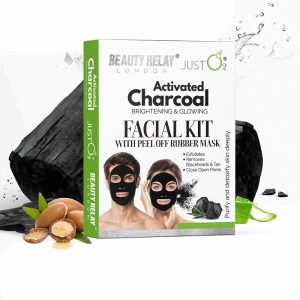 Activated Charcoal Facial Kit <br> with Peel off Rubber Mask - 59g