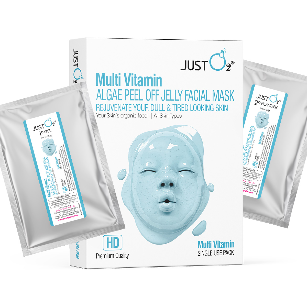 Multi Vitamin <br> Algae Peel Off Jelly Facial Mask