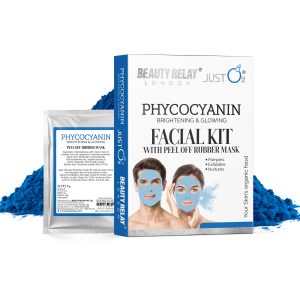 Phycocyanin Facial Kit <br> with Peel-off Rubber Mask - 59g