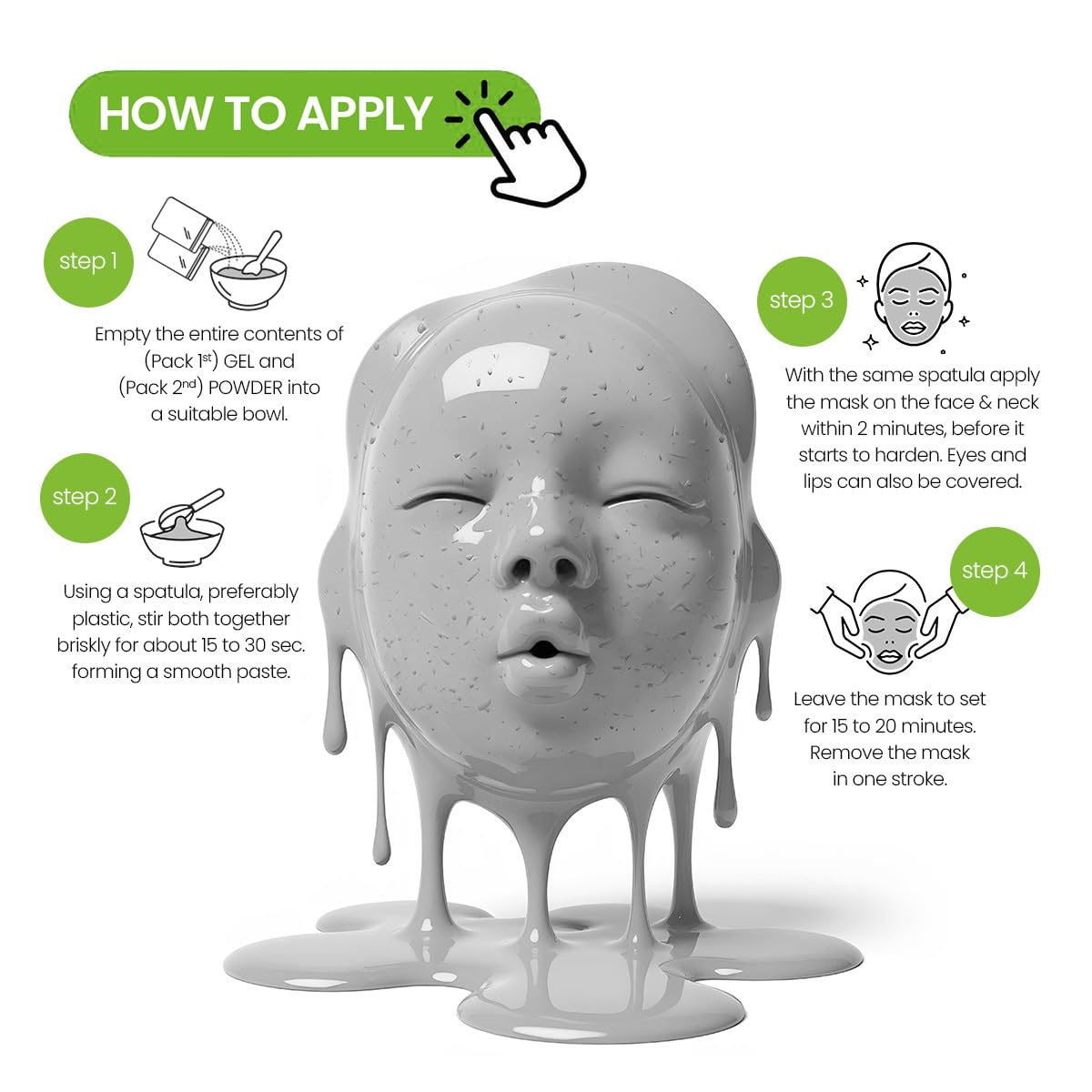 Charcoal <br> Algae Peel Off Jelly Facial Mask - Deep Detox & Pore Cleanse - Image 4