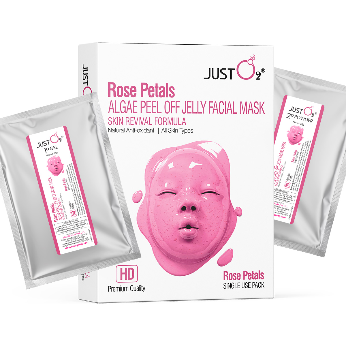Rose Petals <br> Algae Peel Off Jelly Facial Mask